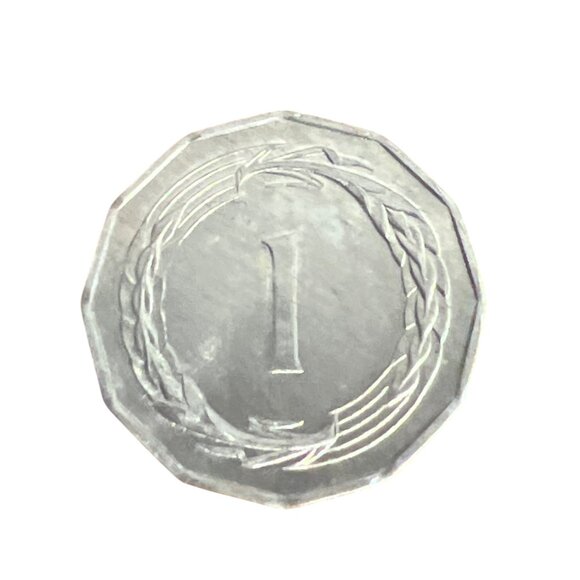 1963 Cyprus 1 Mil Coin With Dove & Wreath Design - Picture 3 of 3